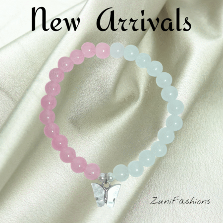 white butterfly bracelet