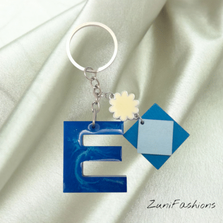 E resin keychain