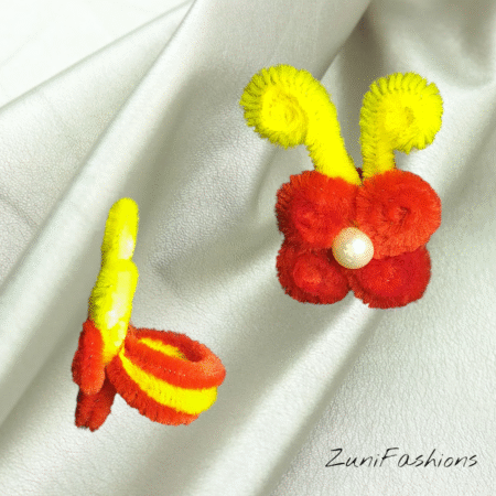 red butterfly ring